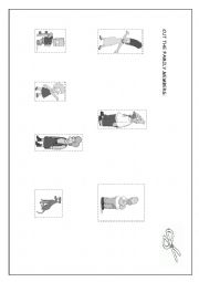 English Worksheet: family members 