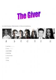 Film Worksheet- The Giver