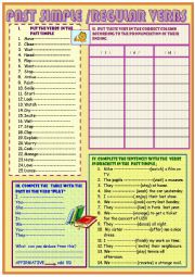 English Worksheet: past simple: regular verbs