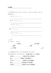 English Worksheet: test 