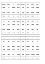 Simple past domino