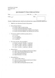 English Worksheet: Present Perfect Quiz