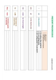 English Worksheet: Present Continuous_Writing Activity