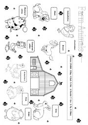 English Worksheet: Farm Animals