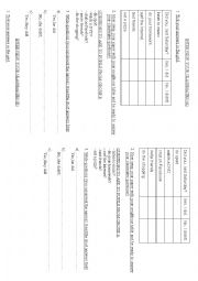 English Worksheet: DID PAIRWORK