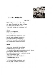 Stereophonics song Lady Luck