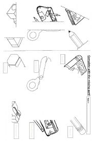 English Worksheet: School supplies