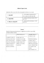 English Worksheet: Jobs and careers 