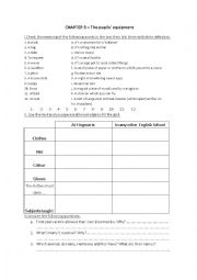 English Worksheet: Harry Potter 1st book Chapter 5