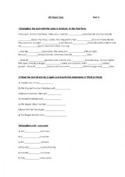 English Worksheet: The Legend of Beowulf-Past Simple