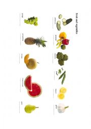English Worksheet: foodsheet
