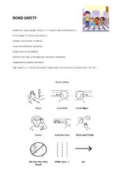 English Worksheet: ROAD SAFETY