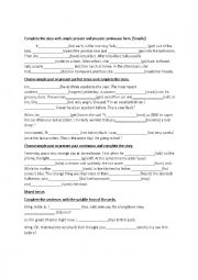English Worksheet: grammar gr6