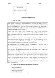 English Worksheet: COMPLETE PROGRESS TEST ELEMENTARY LEVEL