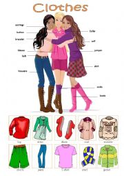 English Worksheet: Clothes