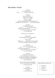 English Worksheet: Black veil brides listening