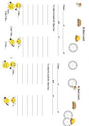 English Worksheet: Mr Beans Lunch