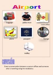 English Worksheet: airport vocabulary