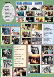 English Worksheet: Kinds of Movies      part (1) 