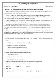 English Worksheet: Bribery