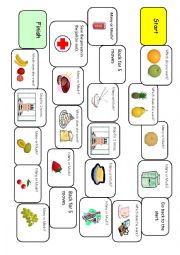 English Worksheet: A board game---Which / How many & How much