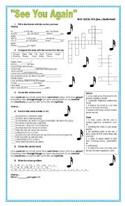 English Worksheet: 