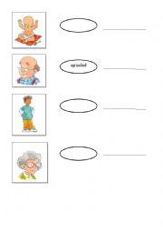 English Worksheet: Family dictation