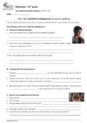 English Worksheet: worksheet about 