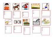 English Worksheet: Irregular verbs - 51-60 - ESL with clipart