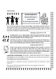 English Worksheet: Graphic Stimulus