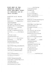 English Worksheet: Song for Begginers