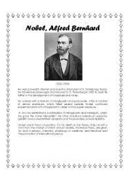 English Worksheet: famous scientists biographies