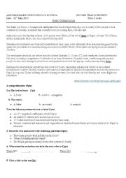 an exam about Nepal earthquake 2015 deals with unit no man is an island