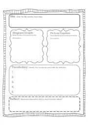 English Worksheet: Non-Fiction Analyzer