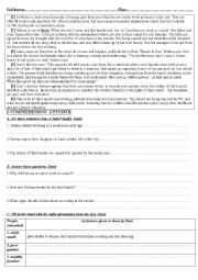 English Worksheet: Test about  Child Maids
