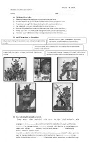 English Worksheet: Walter the Baker