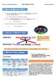 English Worksheet: The Passive Voice