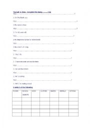 English Worksheet: big english 1