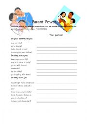 English Worksheet: Speaking Activity - Personalized, Interactive questions