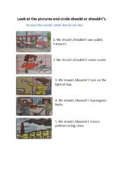 English Worksheet: Modals