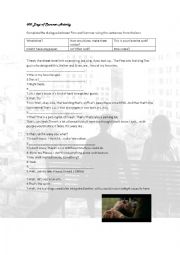 English Worksheet: 500 days of summer Movie Activity