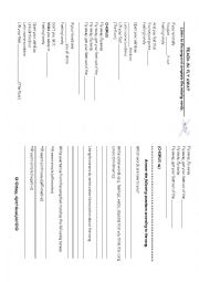 English Worksheet: Teach-In - Fly Away (with activities)