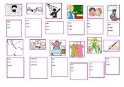 English Worksheet: Irregular verbs - 71-82 - ESL with clipart