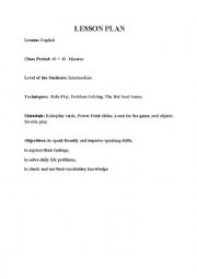 English Worksheet: Speaking Course