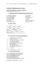 English Worksheet: Have you ever loved a woman? by Bryan Adams