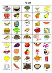English Worksheet: Food vocabulary and activities