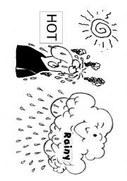 English Worksheet: weather!