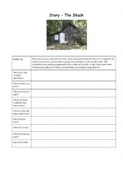 English Worksheet: Fun Story for writing