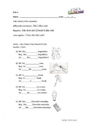 English Worksheet: Simple Present 2