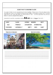 English Worksheet: COMPARATIVES
